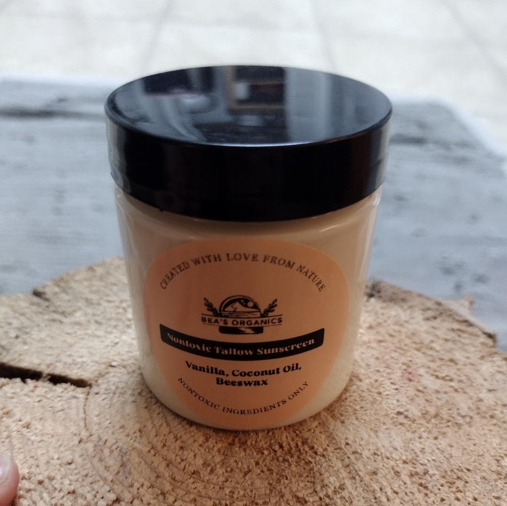 Nontoxic Sunscreen SPF 30 Tallow based Handmade